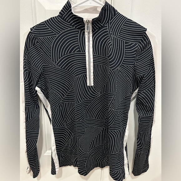 Tail.  Activewear Polo tshirt black and white, size xs - Picture 2 of 4